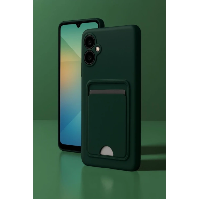Newface Samsung Galaxy A06 Kılıf Kelvin Kartvizitli Silikon