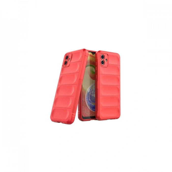 Newface Samsung Galaxy A06 Kılıf Optimum Silikon - Kırmızı
