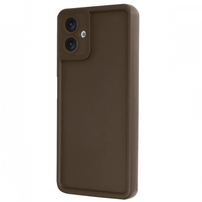 Newface Samsung Galaxy A06 Kılıf Viera Silikon - Kahverengi