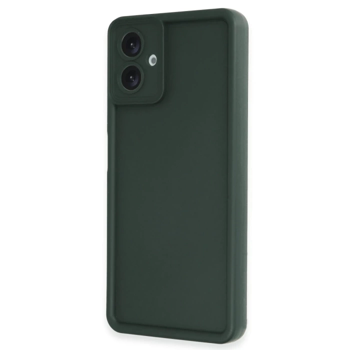 Newface Samsung Galaxy A06 Kılıf Viera Silikon - Koyu Yeşil