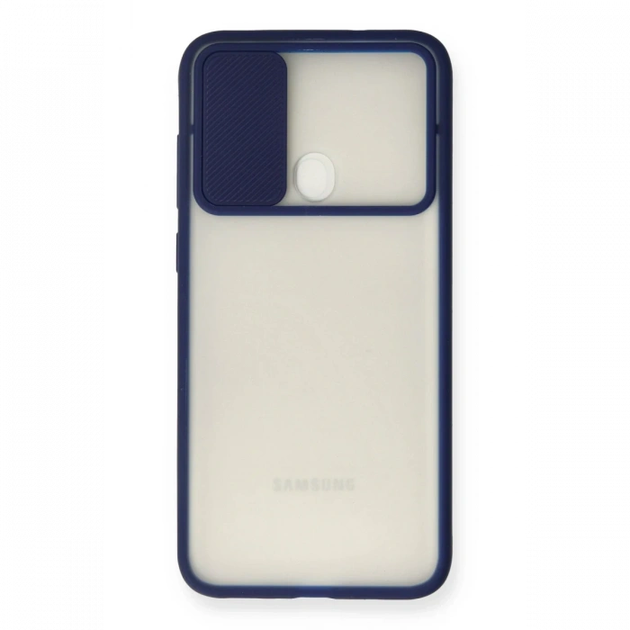 Newface Samsung Galaxy A11 Kılıf Palm Buzlu Kamera Sürgülü Silikon
