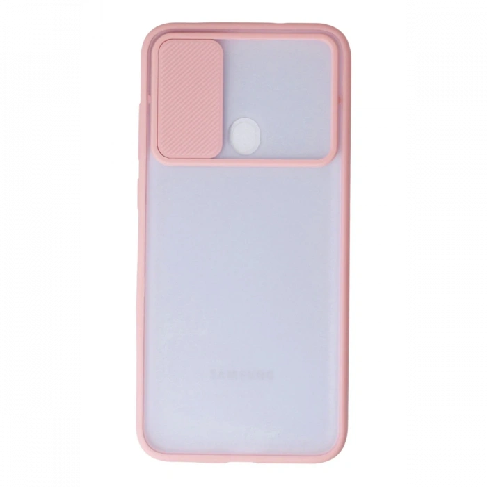 Newface Samsung Galaxy A11 Kılıf Palm Buzlu Kamera Sürgülü Silikon