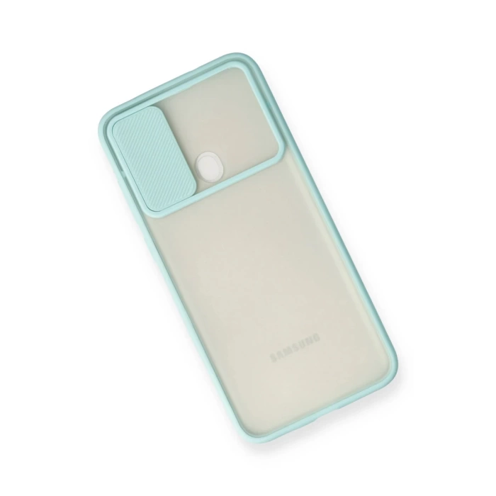 Newface Samsung Galaxy A11 Kılıf Palm Buzlu Kamera Sürgülü Silikon