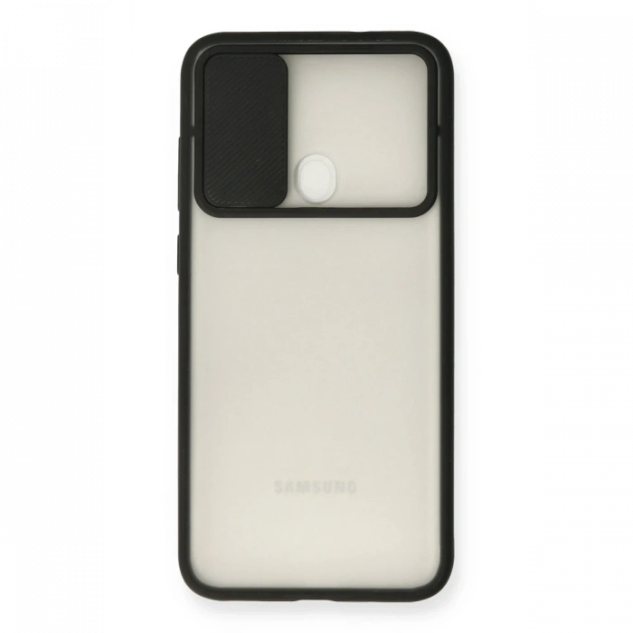 Newface Samsung Galaxy A11 Kılıf Palm Buzlu Kamera Sürgülü Silikon