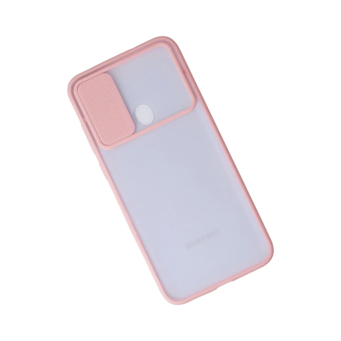Newface Samsung Galaxy A11 Kılıf Palm Buzlu Kamera Sürgülü Silikon