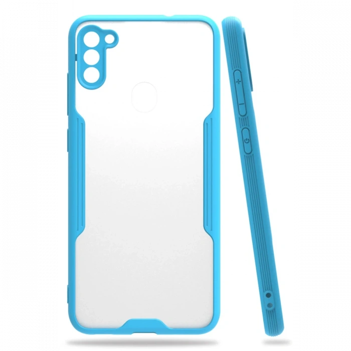 Samsung Galaxy A11 Kılıf Platin Silikon