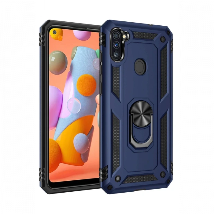 Newface Samsung Galaxy A11 Kılıf Sofya Yüzüklü Silikon Kapak