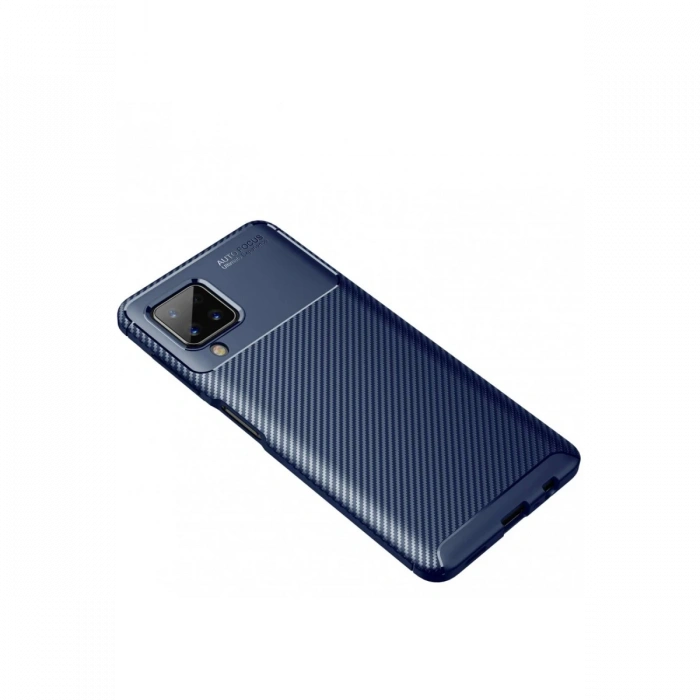 Newface Samsung Galaxy A12 Kılıf Auto Focus Karbon Kapak