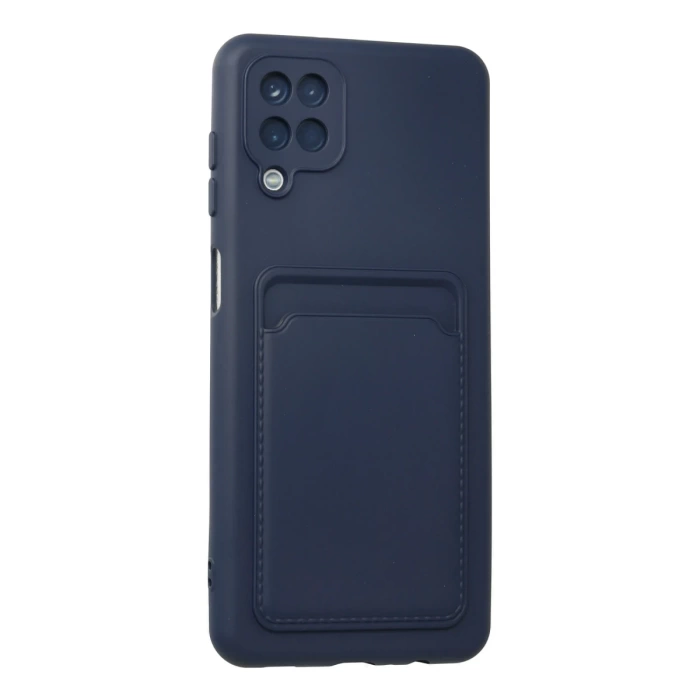 Newface Samsung Galaxy A12 Kılıf Kelvin Kartvizitli Silikon