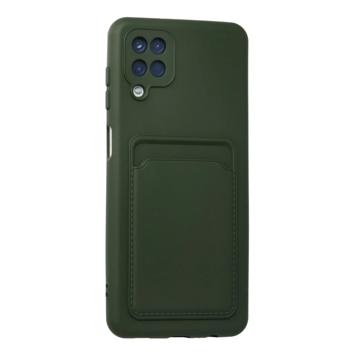 Newface Samsung Galaxy A12 Kılıf Kelvin Kartvizitli Silikon