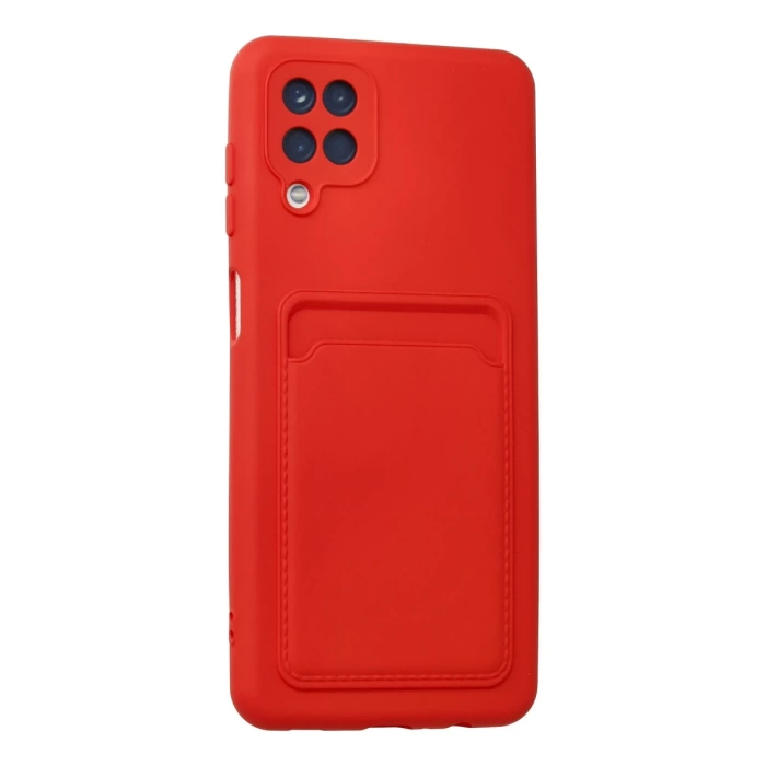 Newface Samsung Galaxy A12 Kılıf Kelvin Kartvizitli Silikon