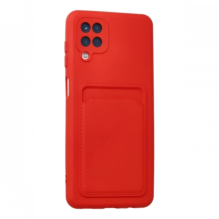 Newface Samsung Galaxy A12 Kılıf Kelvin Kartvizitli Silikon