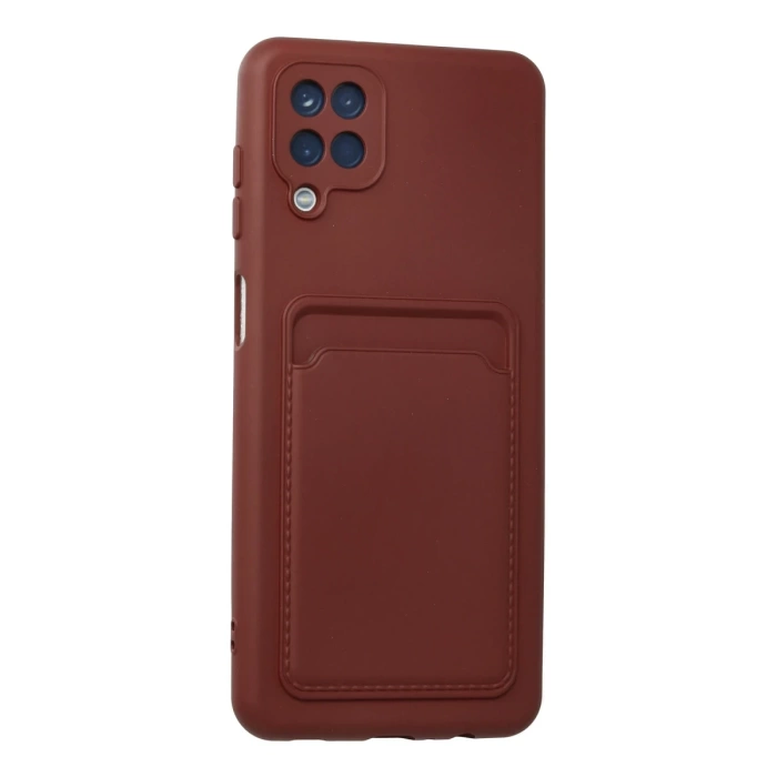Newface Samsung Galaxy A12 Kılıf Kelvin Kartvizitli Silikon