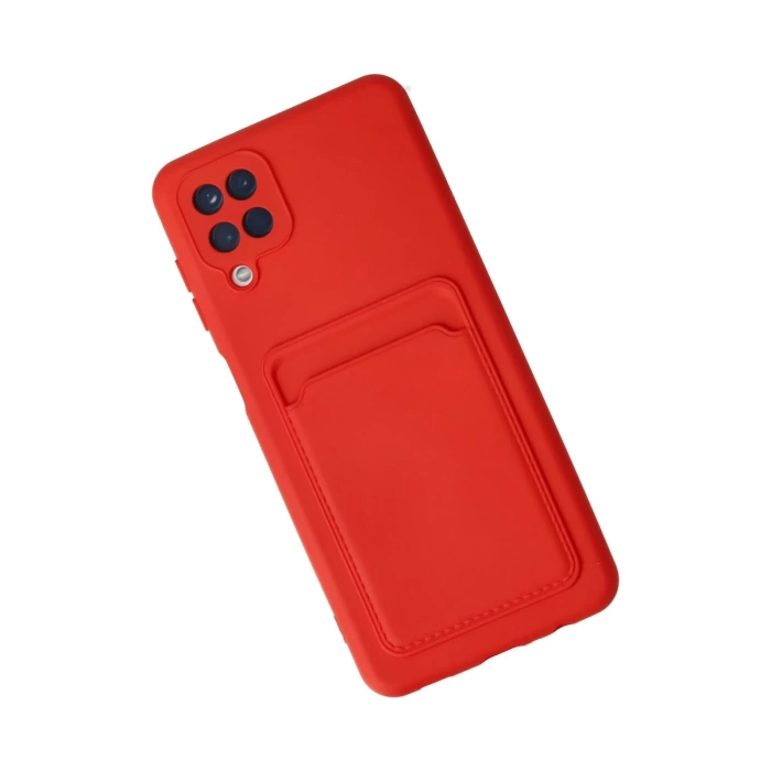 Newface Samsung Galaxy A12 Kılıf Kelvin Kartvizitli Silikon