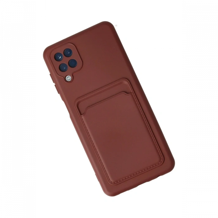 Newface Samsung Galaxy A12 Kılıf Kelvin Kartvizitli Silikon