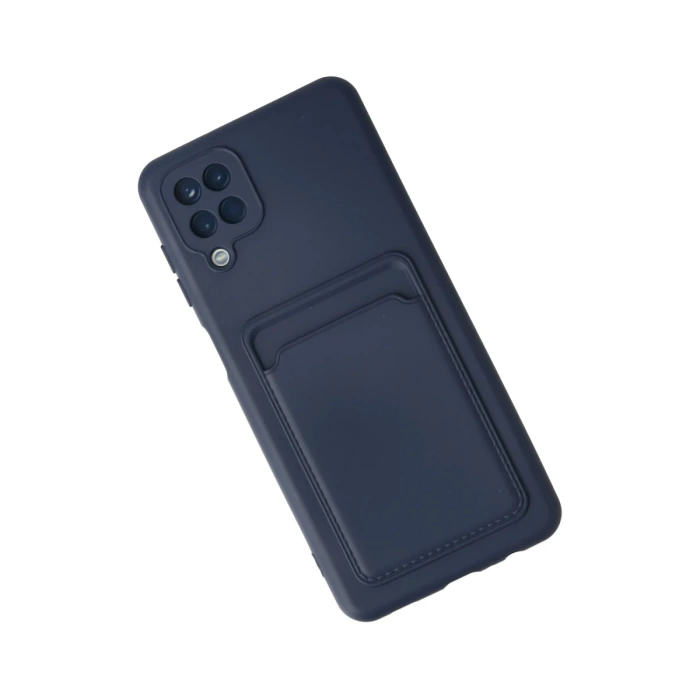 Newface Samsung Galaxy A12 Kılıf Kelvin Kartvizitli Silikon
