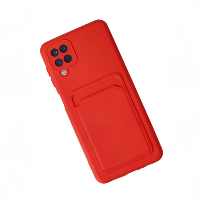 Newface Samsung Galaxy A12 Kılıf Kelvin Kartvizitli Silikon
