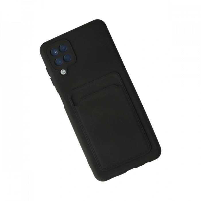 Newface Samsung Galaxy A12 Kılıf Kelvin Kartvizitli Silikon