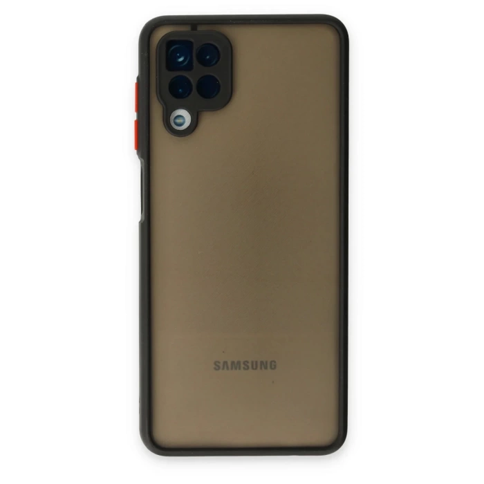 Newface Samsung Galaxy A12 Kılıf Montreal Silikon Kapak