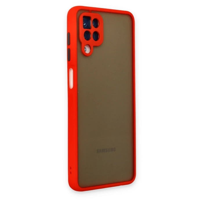 Newface Samsung Galaxy A12 Kılıf Montreal Silikon Kapak
