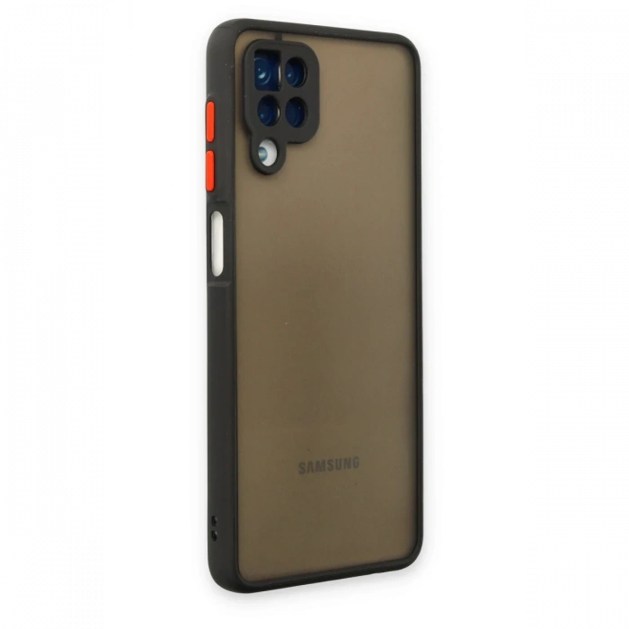 Newface Samsung Galaxy A12 Kılıf Montreal Silikon Kapak