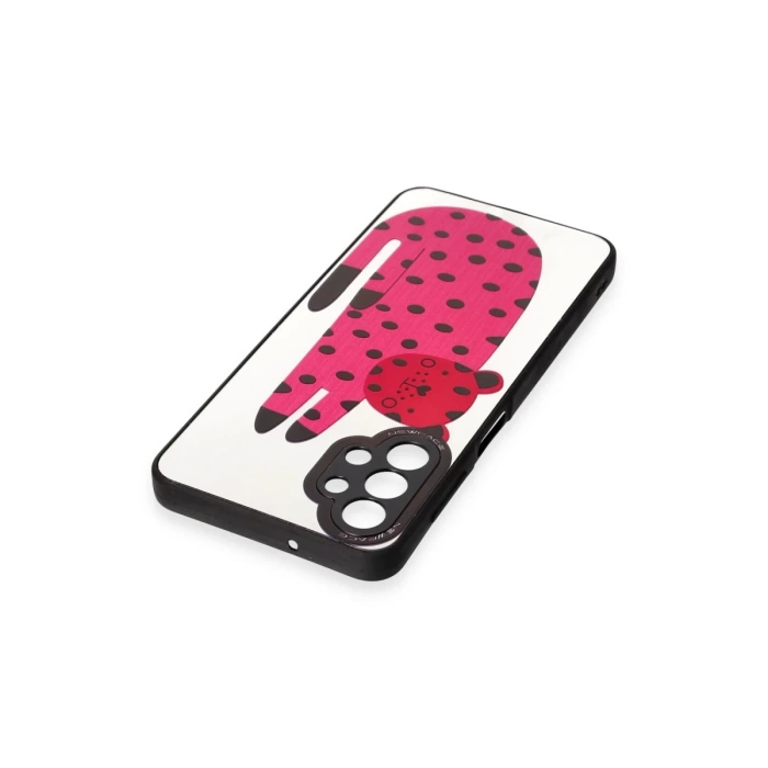 Newface Samsung Galaxy A13 4G Kılıf Mirror Desenli Kapak