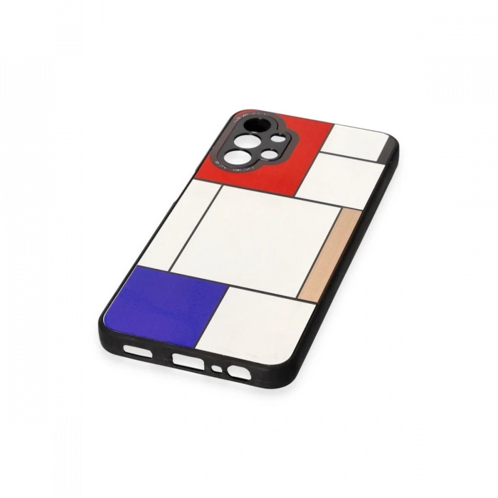 Newface Samsung Galaxy A13 4G Kılıf Mirror Desenli Kapak