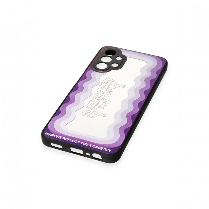 Newface Samsung Galaxy A13 4G Kılıf Mirror Desenli Kapak