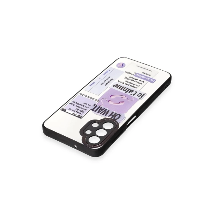 Newface Samsung Galaxy A13 4G Kılıf Mirror Desenli Kapak