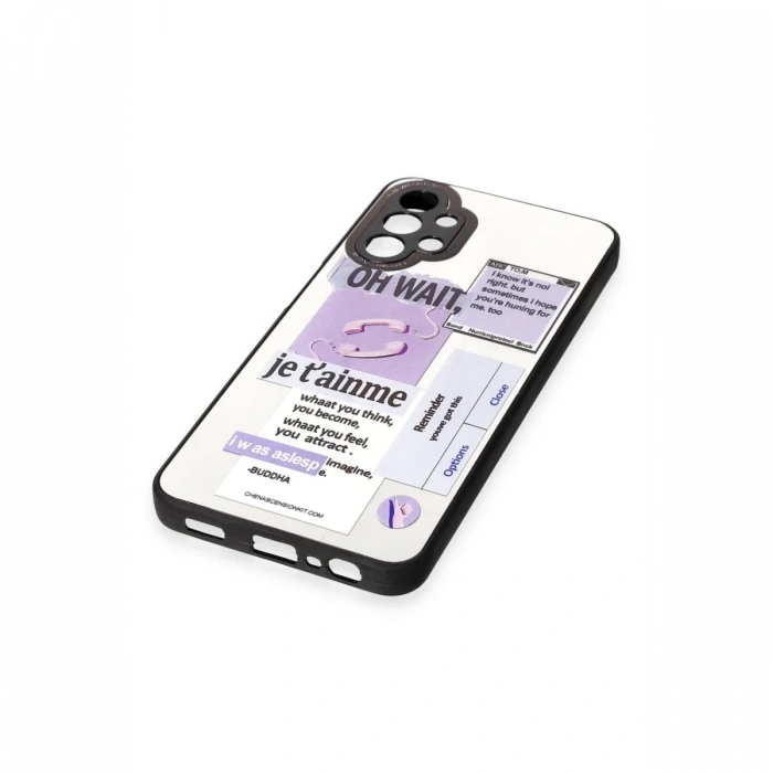 Newface Samsung Galaxy A13 4G Kılıf Mirror Desenli Kapak