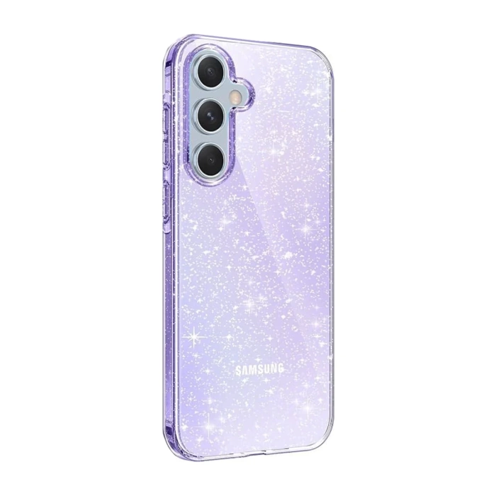 Newface Samsung Galaxy A14 4G Kılıf Glow Kapak - Mor