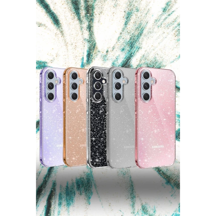 Newface Samsung Galaxy A14 4G Kılıf Glow Kapak - Mor