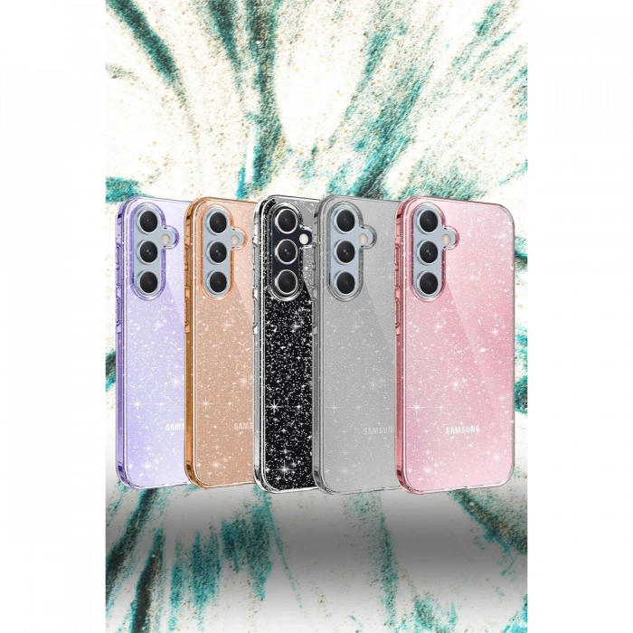 Newface Samsung Galaxy A14 4G Kılıf Glow Kapak - Siyah