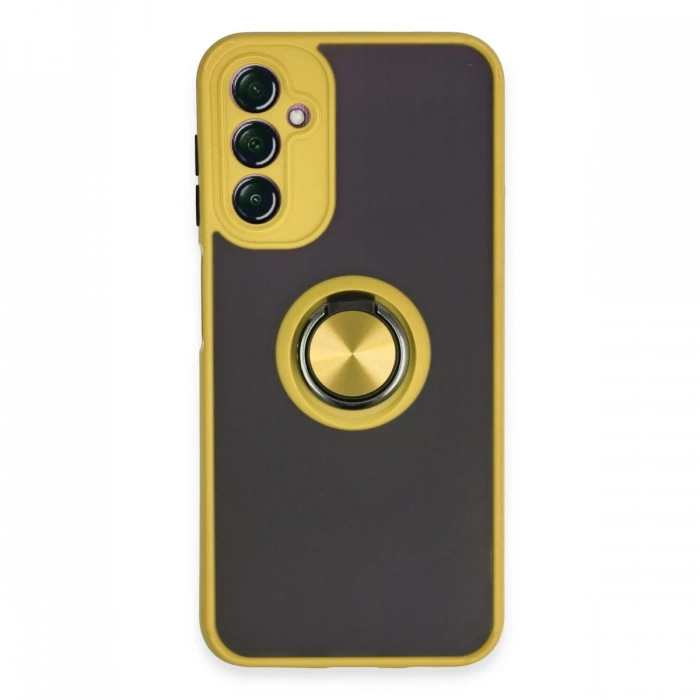 Samsung Galaxy A14 4G Kılıf Montreal Yüzüklü Silikon Kapak