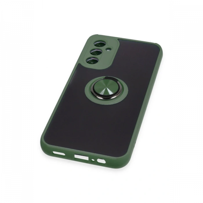 Samsung Galaxy A14 4G Kılıf Montreal Yüzüklü Silikon Kapak