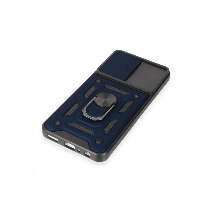Newface Samsung Galaxy A14 4G Kılıf Pars Lens Yüzüklü Silikon