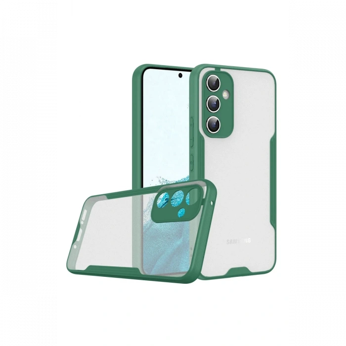 Samsung Galaxy A14 4G Kılıf Platin Silikon - Yeşil