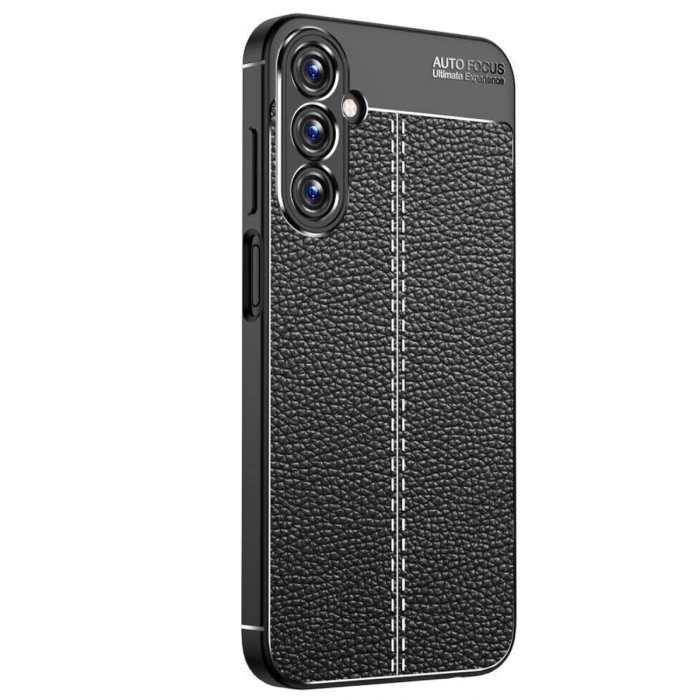 Newface Samsung Galaxy A15 4G Kılıf Auto Focus Kapak - Siyah