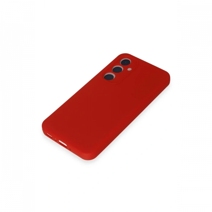 Newface Samsung Galaxy A15 4G Kılıf First Silikon - Kırmızı