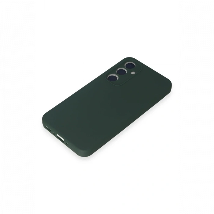Newface Samsung Galaxy A15 4G Kılıf First Silikon - Koyu Yeşil
