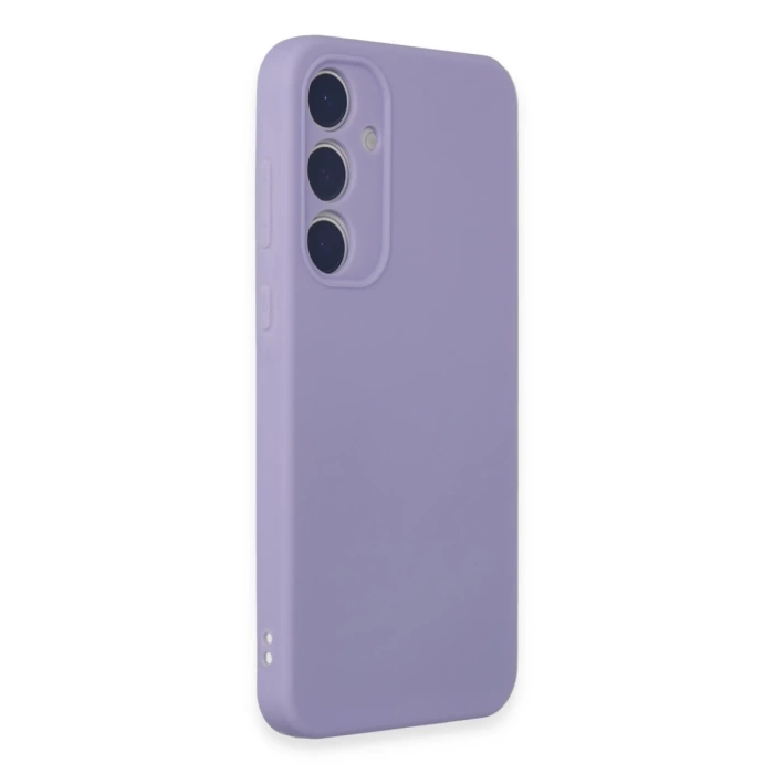 Newface Samsung Galaxy A15 4G Kılıf First Silikon - Lila