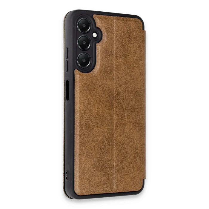 Newface Samsung Galaxy A15 4G Kılıf Flip Cover - Taba