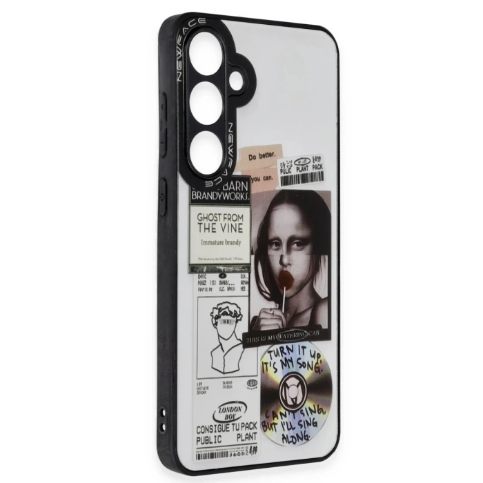 Newface Samsung Galaxy A15 4G Kılıf Mirror Desenli Kapak - Mirror - 2
