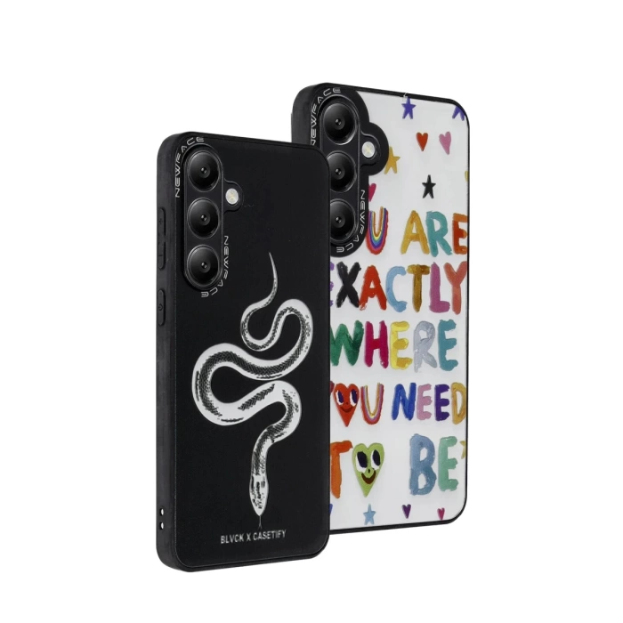 Newface Samsung Galaxy A15 4G Kılıf Mirror Desenli Kapak - Mirror - 5