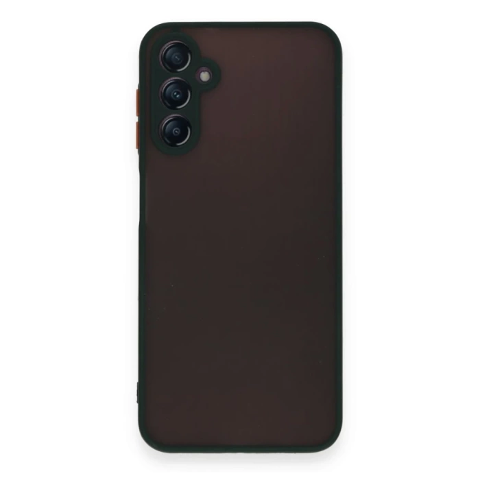 Newface Samsung Galaxy A15 4G Kılıf Montreal Silikon Kapak - Yeşil
