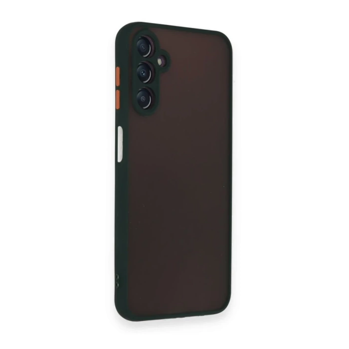Newface Samsung Galaxy A15 4G Kılıf Montreal Silikon Kapak - Yeşil