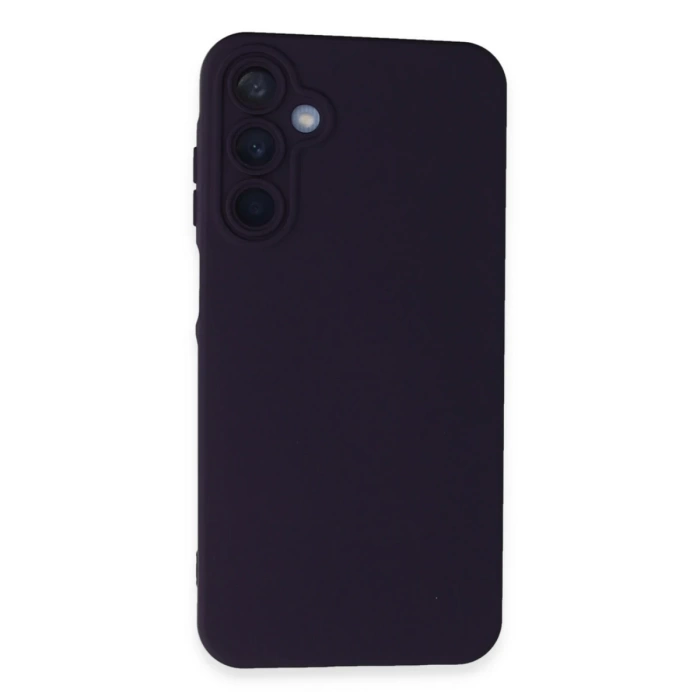 Newface Samsung Galaxy A15 4G Kılıf Nano içi Kadife Silikon - Mor
