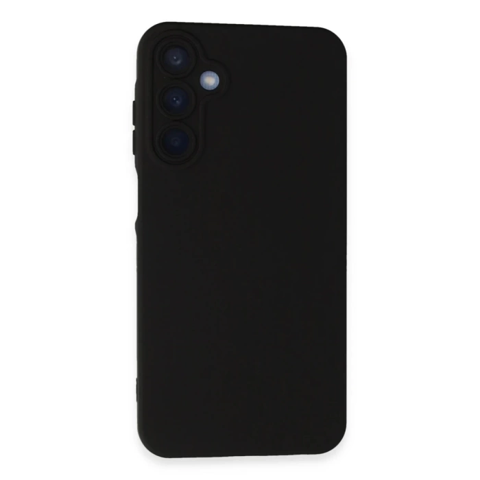 Newface Samsung Galaxy A15 4G Kılıf Nano içi Kadife Silikon - Siyah