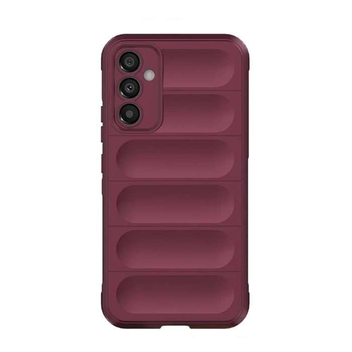 Newface Samsung Galaxy A15 4G Kılıf Optimum Silikon - Bordo