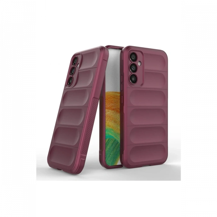 Newface Samsung Galaxy A15 4G Kılıf Optimum Silikon - Bordo